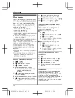 Предварительный просмотр 26 страницы Panasonic KX-TGH260BX Operating Instructions Manual