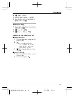 Предварительный просмотр 29 страницы Panasonic KX-TGH260BX Operating Instructions Manual