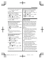 Предварительный просмотр 41 страницы Panasonic KX-TGH260BX Operating Instructions Manual