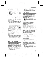 Предварительный просмотр 43 страницы Panasonic KX-TGH260BX Operating Instructions Manual