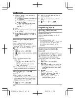 Предварительный просмотр 44 страницы Panasonic KX-TGH260BX Operating Instructions Manual