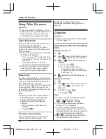 Предварительный просмотр 46 страницы Panasonic KX-TGH260BX Operating Instructions Manual