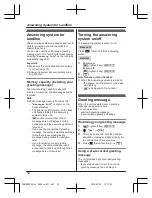 Предварительный просмотр 52 страницы Panasonic KX-TGH260BX Operating Instructions Manual