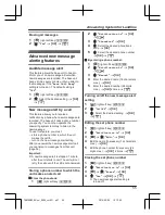 Предварительный просмотр 55 страницы Panasonic KX-TGH260BX Operating Instructions Manual