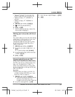 Предварительный просмотр 21 страницы Panasonic KX-TGH260E Operating Instructions Manual