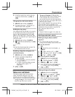 Предварительный просмотр 41 страницы Panasonic KX-TGH260E Operating Instructions Manual