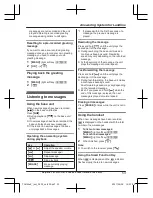 Предварительный просмотр 53 страницы Panasonic KX-TGH260E Operating Instructions Manual