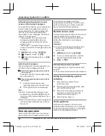 Предварительный просмотр 56 страницы Panasonic KX-TGH260E Operating Instructions Manual