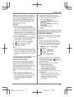 Предварительный просмотр 17 страницы Panasonic KX-TGH262C Operating Instructions Manual