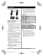 Предварительный просмотр 12 страницы Panasonic KX-TGJ320E Operating Instructions Manual