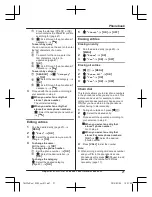 Предварительный просмотр 21 страницы Panasonic KX-TGJ320E Operating Instructions Manual