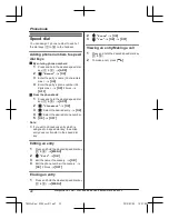 Предварительный просмотр 22 страницы Panasonic KX-TGJ320E Operating Instructions Manual