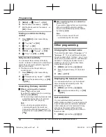 Предварительный просмотр 34 страницы Panasonic KX-TGJ320E Operating Instructions Manual