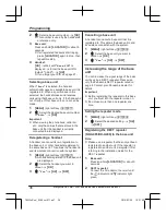 Предварительный просмотр 36 страницы Panasonic KX-TGJ320E Operating Instructions Manual