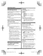 Предварительный просмотр 40 страницы Panasonic KX-TGJ320E Operating Instructions Manual