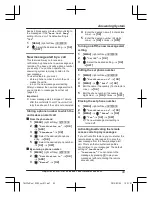 Предварительный просмотр 43 страницы Panasonic KX-TGJ320E Operating Instructions Manual