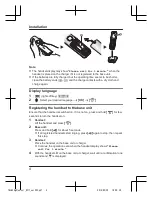 Preview for 4 page of Panasonic KX-TGJA30EX Installation Manual