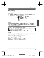 Preview for 11 page of Panasonic KX-TGJA30EX Installation Manual