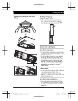 Предварительный просмотр 9 страницы Panasonic KX-TGK210BX Operating Instructions Manual