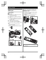 Предварительный просмотр 8 страницы Panasonic KX-TGK210HK Operating Instructions Manual