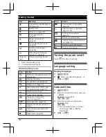 Предварительный просмотр 12 страницы Panasonic KX-TGK210HK Operating Instructions Manual