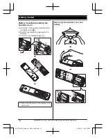 Предварительный просмотр 12 страницы Panasonic KX-TGK222E Operating Instructions Manual