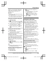 Предварительный просмотр 29 страницы Panasonic KX-TGK222E Operating Instructions Manual