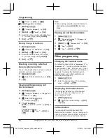 Предварительный просмотр 30 страницы Panasonic KX-TGK222E Operating Instructions Manual