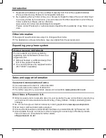 Preview for 4 page of Panasonic KX-TGK310E Operating Instructions Manual