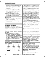 Предварительный просмотр 8 страницы Panasonic KX-TGK310E Operating Instructions Manual