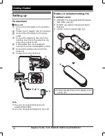 Preview for 10 page of Panasonic KX-TGK310E Operating Instructions Manual