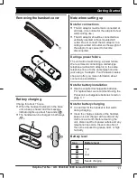 Предварительный просмотр 11 страницы Panasonic KX-TGK310E Operating Instructions Manual