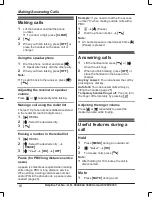 Preview for 16 page of Panasonic KX-TGK310E Operating Instructions Manual