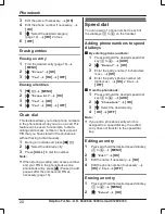 Preview for 20 page of Panasonic KX-TGK310E Operating Instructions Manual