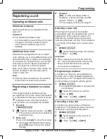 Preview for 33 page of Panasonic KX-TGK310E Operating Instructions Manual