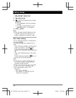 Предварительный просмотр 14 страницы Panasonic KX-TGK320AZ Operating Instructions Manual