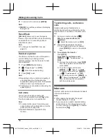 Предварительный просмотр 16 страницы Panasonic KX-TGK320AZ Operating Instructions Manual