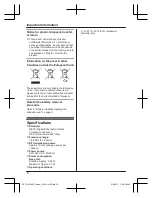 Предварительный просмотр 8 страницы Panasonic KX-TGK320AZB Operating Instructions Manual