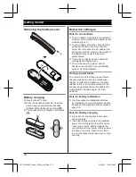 Предварительный просмотр 10 страницы Panasonic KX-TGK320AZB Operating Instructions Manual