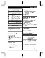 Предварительный просмотр 13 страницы Panasonic KX-TGK320AZB Operating Instructions Manual