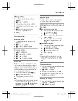 Предварительный просмотр 19 страницы Panasonic KX-TGK320AZB Operating Instructions Manual