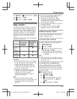 Предварительный просмотр 29 страницы Panasonic KX-TGK320AZB Operating Instructions Manual