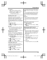 Предварительный просмотр 33 страницы Panasonic KX-TGK320AZB Operating Instructions Manual