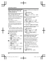 Предварительный просмотр 38 страницы Panasonic KX-TGK320AZB Operating Instructions Manual