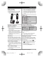 Preview for 11 page of Panasonic KX-TGL460 Operating Instructions Manual