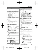 Preview for 29 page of Panasonic KX-TGL460 Operating Instructions Manual