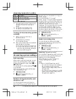 Preview for 58 page of Panasonic KX-TGL460 Operating Instructions Manual