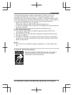 Preview for 7 page of Panasonic KX-TGLA40 Installation Manual