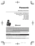 Предварительный просмотр 1 страницы Panasonic KX-TGLA40 Operating Instructions Manual