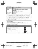 Предварительный просмотр 4 страницы Panasonic KX-TGLA40 Operating Instructions Manual